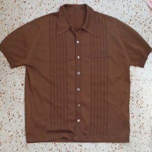 Vintage 1960s 1970s Men's Shirt Jac